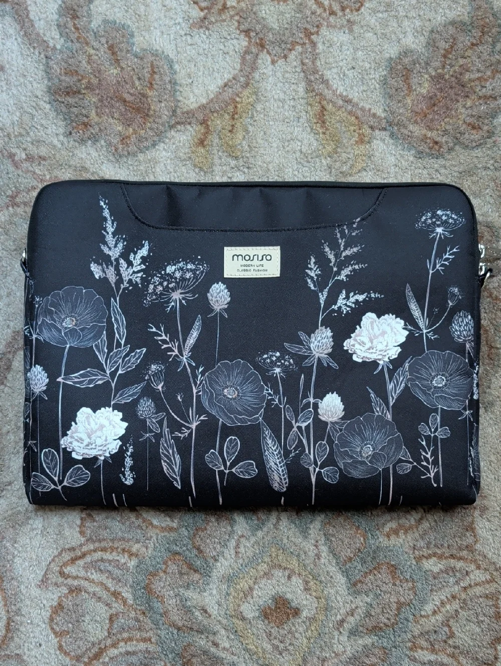Mosiso Black Floral 15.6